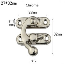소형금고 가정용 미니 책 스마트 개인 비밀 금고 저금통 사무용 10pcs 32x27mm 골동품 청동 철 자물쇠 걸쇠 후크 잠금 보석 나무 상자 나사 가구 하드웨어, 은색 왼쪽, 04 takou02hj-yin-zuo
