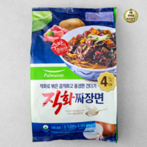 라이브잇 풀무원 직화짜장면 4인분 1320g 1개, 12개