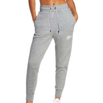 나이키 NSW 에센셜 레귤러 기모 조거 팬츠 그레이 여자 스포츠 트레이닝 긴바지 츄리닝 BV4095-063
