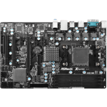 Asrock 980DE3/U3S3 R2.0 AM3+ Motherboard AMD 770 4xDDR3 32GB 2xSATA USB 3.1 ATX FOR Phenom II X6 X4