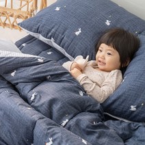[국산] 2023 리빙캐슬 래빗 알러지케어 마이크로 화이바 차렵 이불 세트 / 고밀도 누빔 LM솜