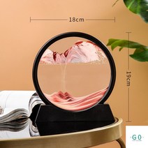 물멍 배 어른장난감 키덜트 아크릴 스노우볼 모래시계 워터볼 자동차장식, no Light-Red