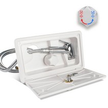 카라반 캠핑카 외부 샤워기 외부 수전 냉 온수 겸용, 1개