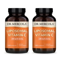 닥터머콜라 리포솜 비타민 C 1000mg 캡슐 글루텐 프리, 2개, 180정, 180정