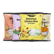싱가포르 포테이토 칩 감자칩 4봉지 짭짤한 매운 사무실 안주 애프터눈 티 스낵, Beef Rendang