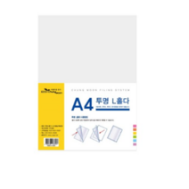 에코청운 L자 홀더 파일 A4, 투명, 49개입