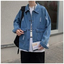 남성청자켓 1P 남자 스트릿패션 오버핏 남방 셔츠 259864