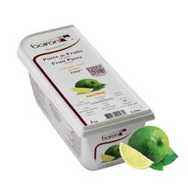 브아롱 라임 냉동 퓨레 1kg/브와롱, 브아롱 라임 퓨레 1kg+드라이아이스포장