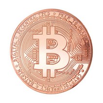 희귀한 외국 기념 주화Bitcoin 물리적 수집가 도금 동전 BTC 40mm 기념품 백만 루블 선물 비트 아트 컬렉션, 04 Rose gold Bitcoin