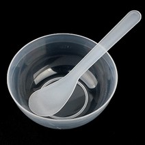슬라임용기 통 미용팩 반죽 혼합 플라스틱용기, 투명