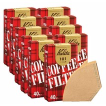 Kalita 커피 필터 101 로시글리타존 브라운 