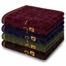 피에르가르뎅 한글 세면타올 (160g 뱀부 연사), 빨강