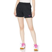 MIZUNO [Mizuno] 배구복 반바지 V2MB0211 여성 블랙×베리 핑크 일본 2XL (일본사이즈 3L 상당)