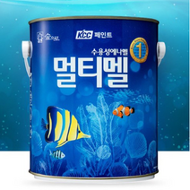 KCC페인트 수용성에나멜 숲으로 멀티멜 1L 반광백색 [KCC 공식 대리점], 반광 백색