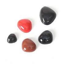 반쪽삼각코 인형코(10개) [1624] / 인형 검정 빨간 코 만들기 재료, 11mm갈색