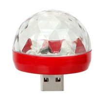 무대조명 특수조명 사이키조명 자동차 led 분위기 usb 클럽 디스코 마술 효과 장식 램프 dj rgb 램프 자동차 스타일링 자동 인테리어, 빨간색