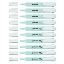 스타빌로 스윙쿨 파스텔 라이너 형광펜, 113 파스텔터궈이즈, 10개입
