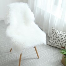 거실 캠핑 안마의자 러그 카페트 부드러운 플러시 양모 러그 침실용 인조 울 카펫 빨 침대 옆 러그 소파 쿠션 따뜻한 모피 러그 거실용 미끄럼 방지