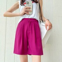 Yichuo 많은 수의 주요 품목이 재고가 있습니다. 그물 빨간 폭발 패션 정장 반바지 높은 허리 넓은 다리 탄성 허리 바지