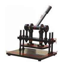 소형 가죽 금형 프레스 기계 성형기 수동 펀칭기 머신, 블랙 구형 모델