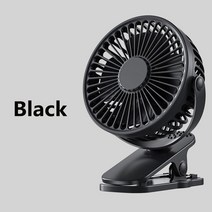 Xiaomi USB 미니 풍력 핸드 헬드 클립 팬 편리한 초소형 팬 고품질 휴대용 학생 소형 냉각 Ventilador, 383, Black