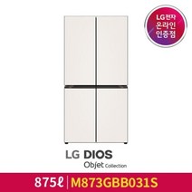 LG전자 LG 오브제 컬렉션 DIOS 냉장고 M873GBB031S, 없음