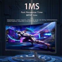 게이밍모니터 와이드 모니터 커브드 Haijing Cool-34 인치 Pc 게이머 4K 165Hz 와이드 디스플레이 21:9 VA, 한개옵션0