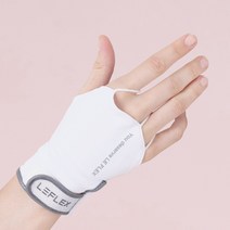 르플렉스 골프 여성 남성 장갑 손등 가리개 토시 덮개, 화이트