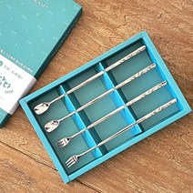 위드지저스 감사를담다 롱 티스푼&포크 SET(티스푼2P+포크2P) 기독교선물 임직식답례품 교회시상
