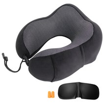 모가비 메모리폼 여행용 목쿠션 + 수면안대 + 귀마개 랜덤 발송