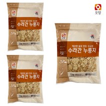 [다만세푸드] 사조 오양 수라간 누룽지 1kg x 3봉