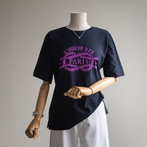 (안나앤모드) paris 엠보 반팔티[티셔츠CXV73]
