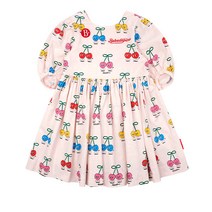 베베드피노 키즈 여아 체리 퍼프 원피스 아동 드레스 스커트 핑크 BP31OP442