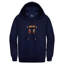 클로니아 행운의 부엉커플 후드 티셔츠 EG5T57