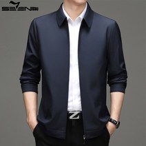 어반캐주얼디자인 칠패 봄가을 비지니스 캐쥬얼 상의 중년 청년 스탠딩카라 아빠룩 재킷 트렌드 2673620980