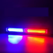 12V 24V 2구 면발광 LED 경광등 맞춤형, 12v화이트, 24v블루