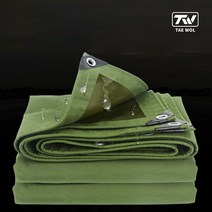 TAE WOL텐트 방수 코팅 캔버스 방수포에 두껍게 덮개 차단 차양포 화물차유 방수포 공업용