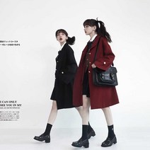 아우터 마법 학원 롱기장 트렌치코트 왜소한 A루즈한 케이프코트