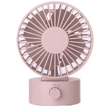 무소음 미니탁상용선풍기 사무실 책상 USB 저소음 미니 Y8, 핑크