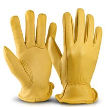 오제로 오토바이 장갑 사슴 가죽 내마모 사계절 공용, 옐로우, 춘추용