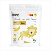 독일 Iowenzahn 뢰벤짠 바나나 오트밀 시리얼 죽 이유식 150g 5팩