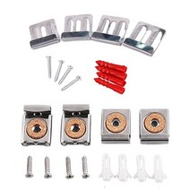 철물전 거울걸이 부속 ㄷ자 부속 (4개 1세트) 거울 브라켓 고정부품, 2.거울고정부속 스텐