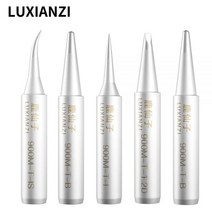 전기 인두 납 흡입기 LUXIANZI-무광택 납땜 헤드 구리 900M 팁 재작업 스테이션 BGA 용접 팁 수리 도구 1 개, 4C