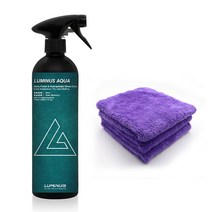 루미너스 아쿠아 퀵디테일러 세라믹 습식 코팅제 관리제 나노코팅 500ml+버핑타월, 루미너스 아쿠아 500ml