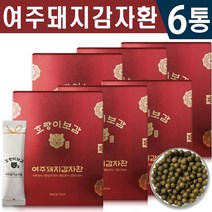 호랑이보감 여주 돼지 감자 환 30개입 뽕잎 모링가 한의학 박사 성분 배합 깔끔한 마무리감 식이섬유 비타민 C 혈당 조절 배변 활동 원활 면역력 향상 항산화 작용 건강 식품, 6통, 3g x 30개입