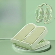 아킬레스건 스트레칭 보드 햄스트링 접이식 경사대 종아리 알 근육 운동 기구 발목 경사, 그린 + 슬리밍 롤러 (하중 600kg)