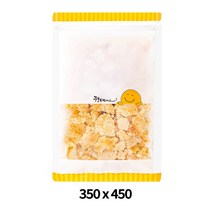행복하세요(지퍼형) / 350*450 / 100매 / 쥐포 진미채 문어발 마른안주 애견간식 전통과자 건어물 건수산물 농산물 곡식 견과류 소분보관 캐릭터봉투