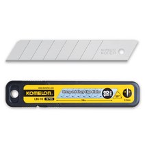 국산 코메론 18mm 커터칼날 캇타날 도배칼날 10개입
