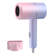 가정용 전문가용 전기 헤어 드라이어 핫셀링 음이온 고출력 블루 라이트 살롱 도구, Gradient purple, 미국