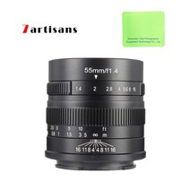 7artisans 55mm F1.4 MF 수동 APS-C 미러리스 렌즈, 소니E 마운트용